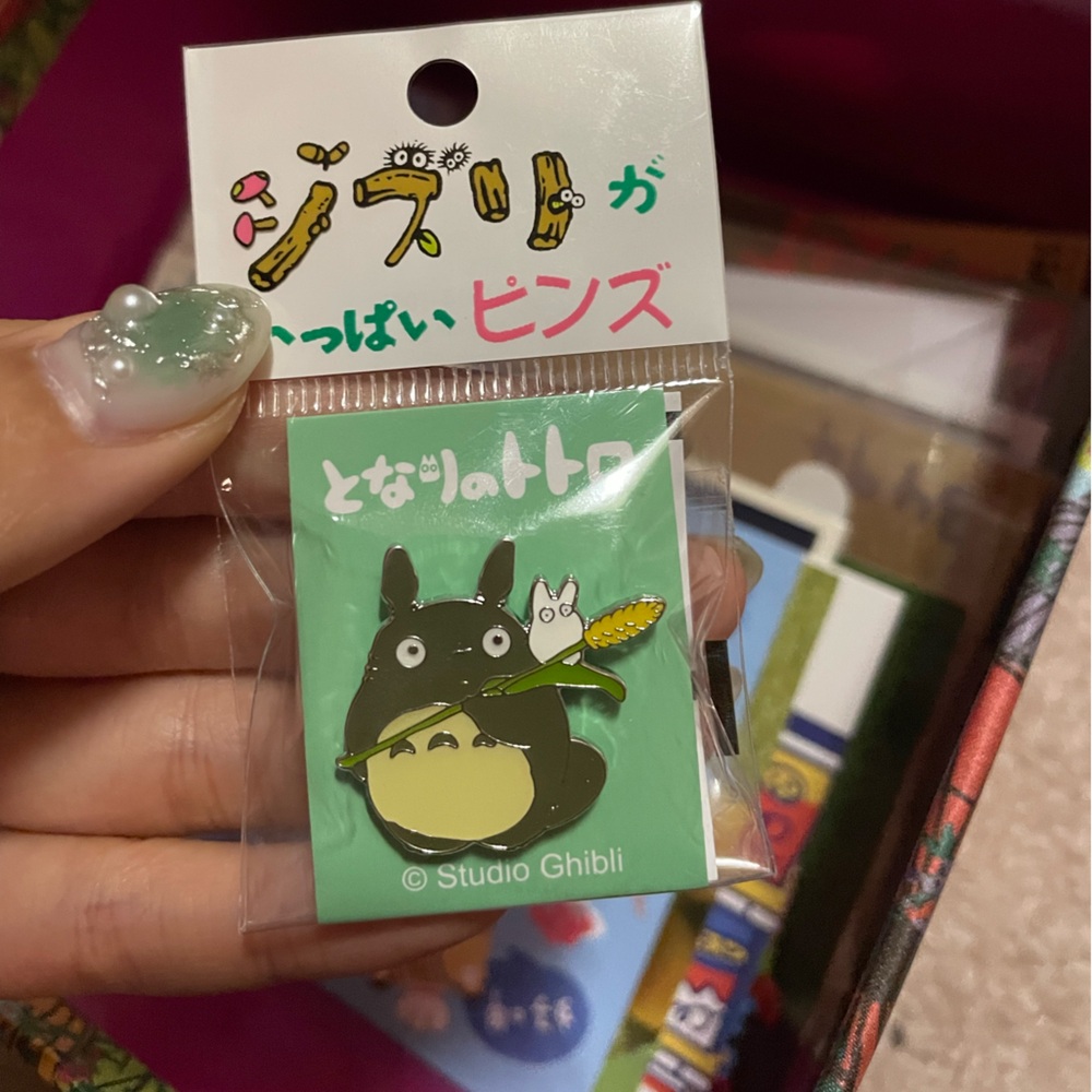 Studio ghibli enamel pin